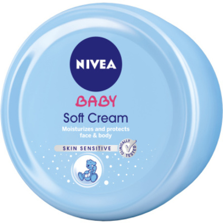 Nivea Baby hydratační krém na obličej a tělo, 200 ml