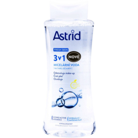 Astrid Fresh Skin 3v1 micelární voda, 400 ml