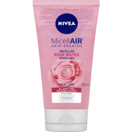 Nivea MicellAIR Čisticí micelární gel s růžovou vodou, 150 ml