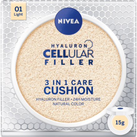 Nivea Hyaluron Cellular Filler pečující make-up 01 světlý odstín, 15 g