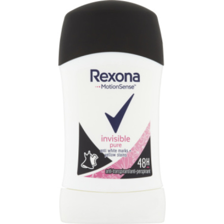 Rexona tuhý antiperspirant Invisible Pure, 40 ml