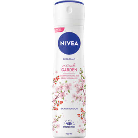 Nivea Miracle Garden Cherry Blossom & Red Berries deodorant, 150 ml deospray