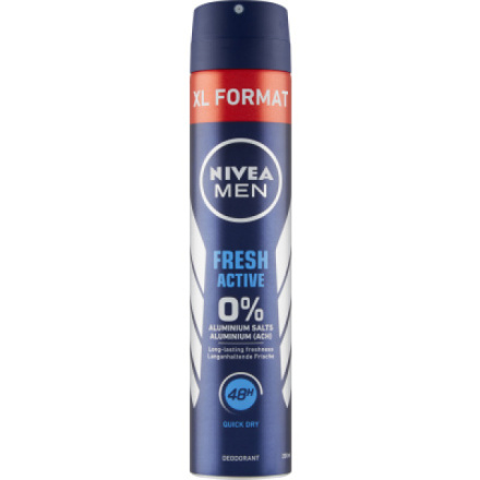 Nivea Men Fresh Active pánský deodorant, deospray 200 ml