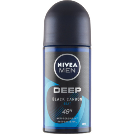 Nivea Men Deep Beat kuličkový roll-on antiperspirant pánský, 50 ml