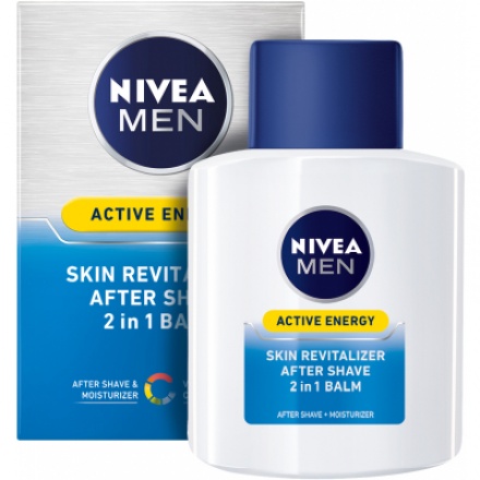 Nivea Men Active Energy 2v1 balzám po holení, 100 ml