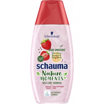 Schauma Nature Moments jahody, banány a chia semínka, šampon, 250 ml