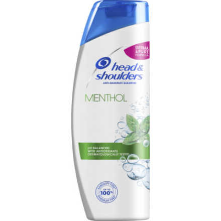 Head & Shoulders Cool Menthol šampon proti lupům, 400 ml