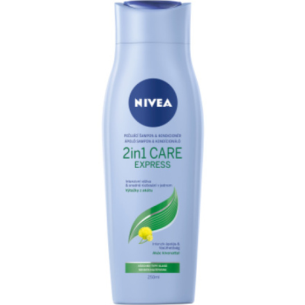 Nivea Care Express 2v1 šampon a kondicionér, 250 ml