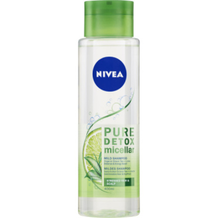 Nivea Pure Detox detoxikační micelární šampon na vlasy, 400 ml