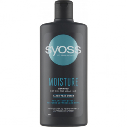 Syoss Moisture hydratační šampon pro suché a oslabené vlasy, 440 ml