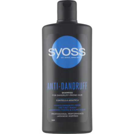 Syoss Anti-Dandruff šampon proti lupům, 440 ml