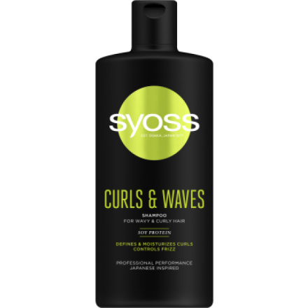Syoss Curls & Waves šampon pro vlnité a kudrnaté vlasy, 440 ml