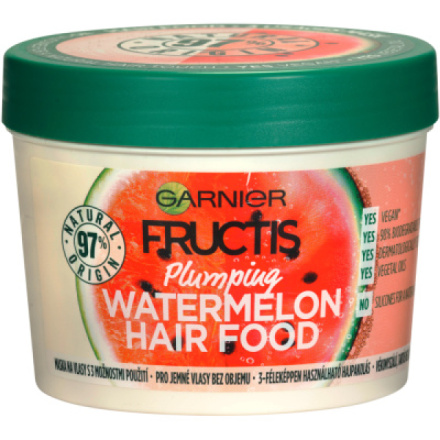 Fructis Hair Food Watermelon vyplňující maska na vlasy, 390 ml