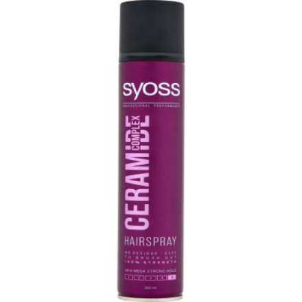 Syoss Ceramide Complex lak na vlasy mega silná fixace 5, 300 ml