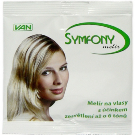 Melír Symfony na vlasy, bílý, 20 g