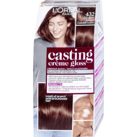 L'Oréal Casting Creme Gloss barva na vlasy 432 čokoládový fondant