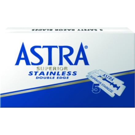 Astra Superior Stainless, žiletky, balení 5 ks