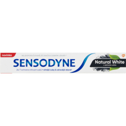 Sensodyne Natural White zubní pasta s fluoridem, 75 ml