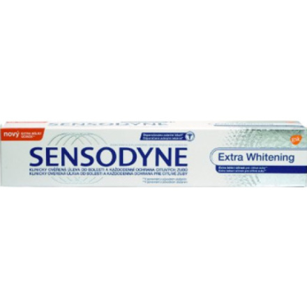 Sensodyne Extra Whitening bělící zubní pasta, 75 ml