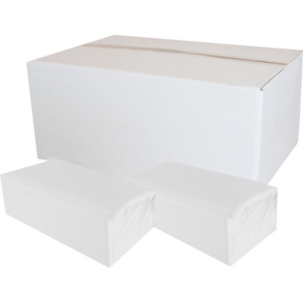 Papírové ručníky ZZ do zásobovače, 2vrstvé, extra bílé, 3000 ks