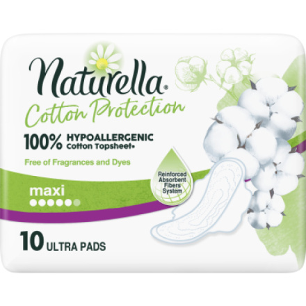 Naturella Cotton Protection Ultra Maxi dámské vložky, 10 ks