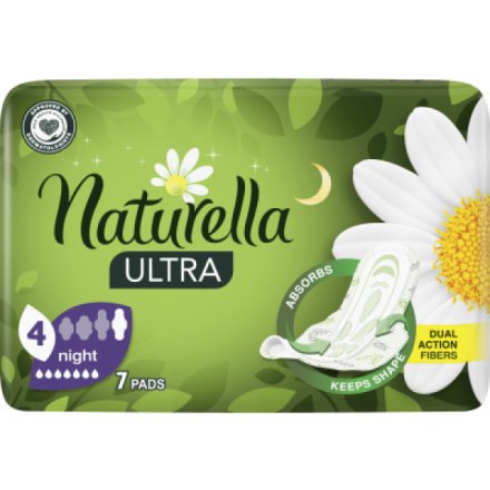 Naturella dámské vložky Ultra night, 7 ks