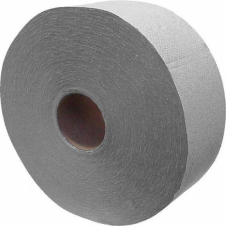 Jumbo 1vrstvý toaletní papír šedý, šířka role 190 mm, návin role 120 m, balení 1 role