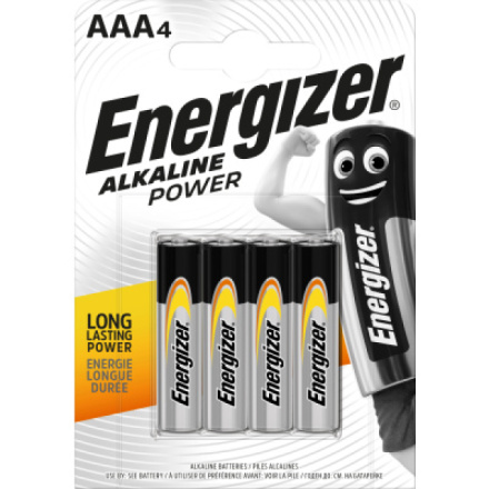 Energizer Alkaline Power AAA mikrotužková baterie, 4 ks, 961013