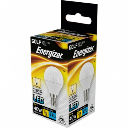 Energizer LED žárovka Globe, E14, teplá bílá, 6 W jako 40 W