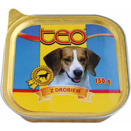 Teo paštika pro dospělé psy s drůbežím masem, 150 g