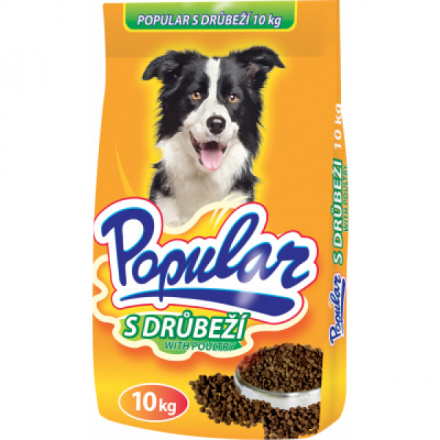 Popular granule pro psy s hovězím masem, 10 kg