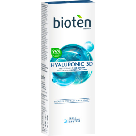 Bioten Hyaluronic 3D oční krém proti vráskám, 15 ml