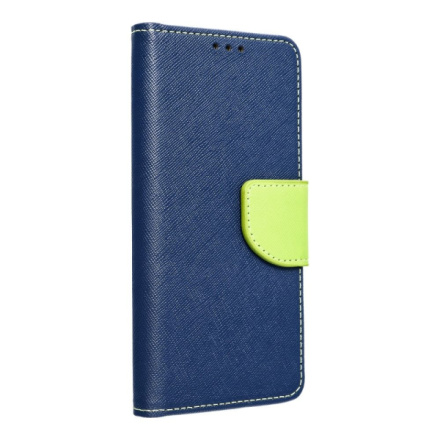 Fancy Book case for SAMSUNG A52 LTE / A52 5G / A52S navy/lime 441426