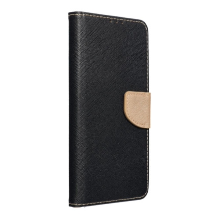 Fancy Book case for SAMSUNG A03 black / gold 513532