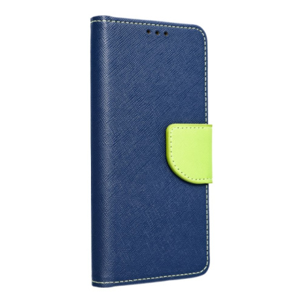 Fancy Book case for SAMSUNG A03 navy / lime 513534