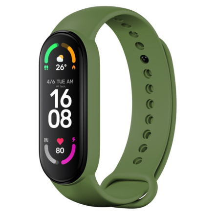 Řemínek RhinoTech na Xiaomi Mi Band 7 / Mi Band 6 / Mi Band 5 - armádní zelená RHTRTACC049