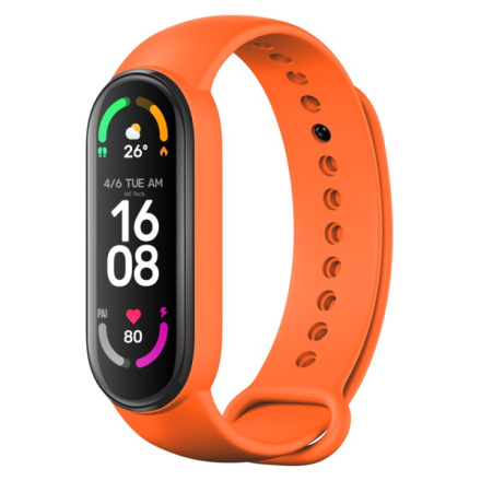 Řemínek RhinoTech na Xiaomi Mi Band 7 / Mi Band 6 / Mi Band 5 - oranžový RHTRTACC056