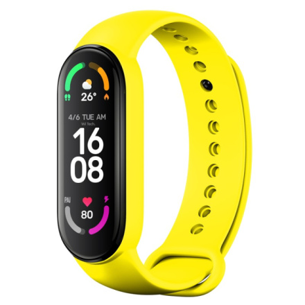 Řemínek RhinoTech na Xiaomi Mi Band 7 / Mi Band 6 / Mi Band 5 - žlutý, RHTRTACC064