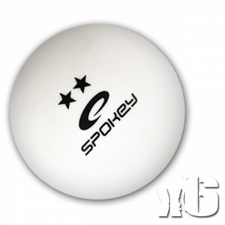 Spokey SKILLED ** Pingpongové míčky, 6 ks, bílé, K81874