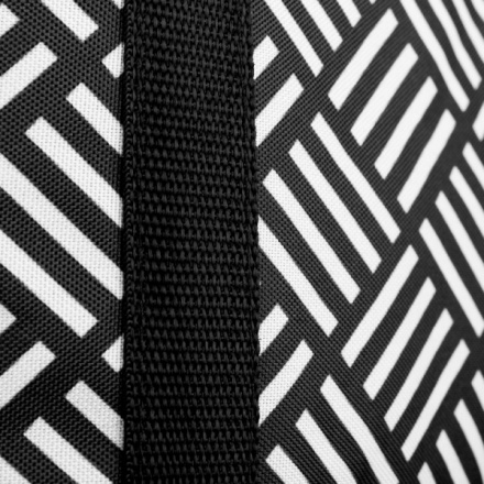 Spokey ACAPULCO Termo taška malá, černo-bílá, 39 x 15 x 27 cm, K925056