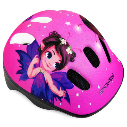 Spokey FAIRY TAIL Dětská cyklistická přilba, 44-48 cm, K927769