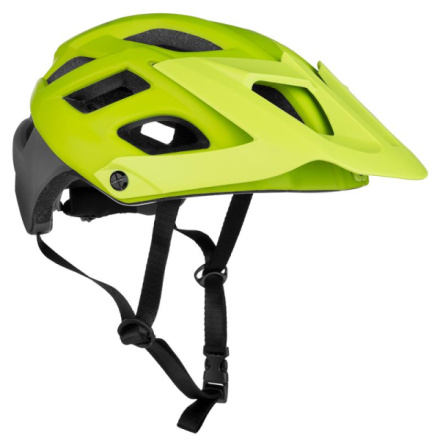 Spokey SINGLETRAIL Cyklistická přilba IN-MOLD, 55-58 cm, zelená, K928239