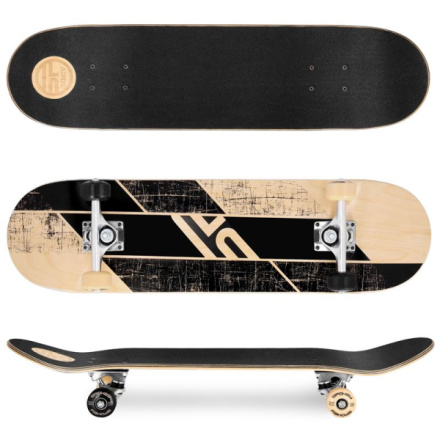 Spokey SKALLE PRO Skateboard 78,7 x 20 cm, ABEC7, černo-žlutý, K940993