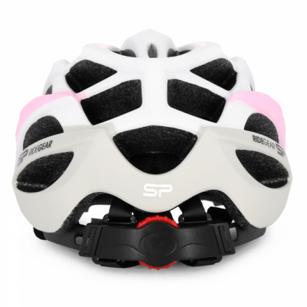 Spokey FEMME Cyklistická přilba IN-MOLD, 55-58 cm, bílo-růžová, K941019