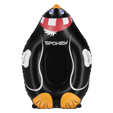Spokey PENGUIN Nafukovací sněžný kluzák ve tvaru tučňáka, K942311 black