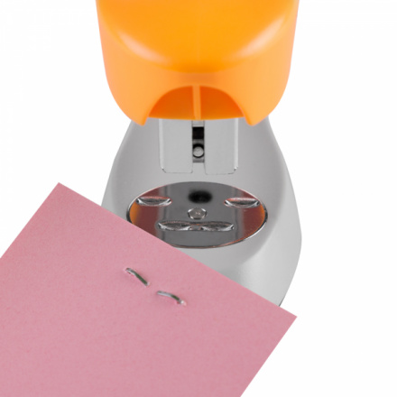 Sešívačka-2201-OR plastová, na 25 listů, oranžová, S85575