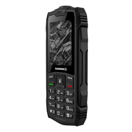 Mobilní telefon myPhone Hammer Rock (TELMYHROCKBK) černý
