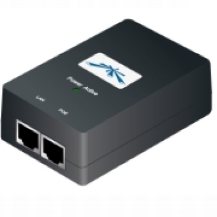 POE Ubiquiti Networks POE-24 Gigabit adapter 24V/1A (24W), včetně napájecího kabelu, POE-24-24W-G