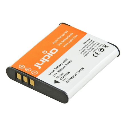 Baterie Jupio Li-50B (D-Li92, DB-100, NP-150, LB-050, LB-052) pro Olympus (Pentax, Ricoh, Fuji, Kodak)  850 mAh, COL0008