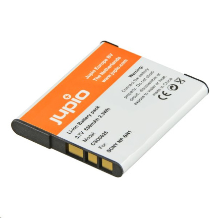 Baterie Jupio NP-BN1 (včetně infochipu) pro Sony 630 mAh, CSO0025
